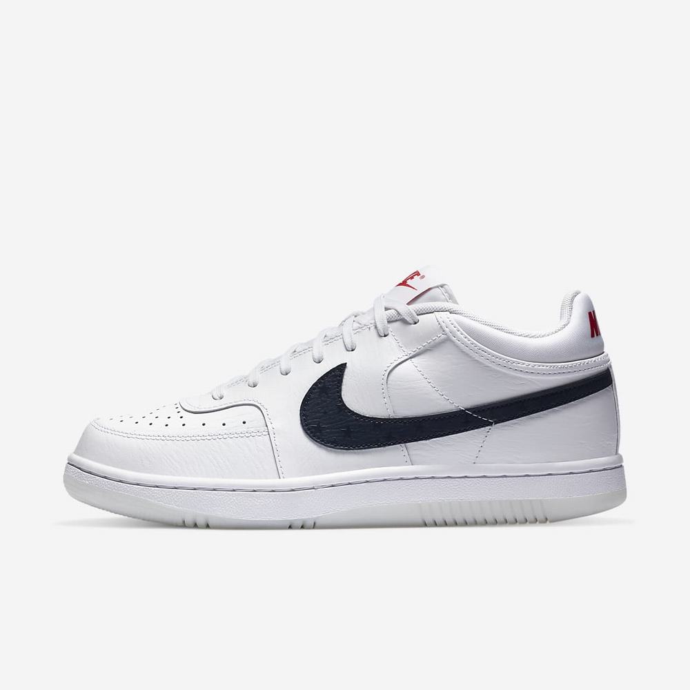 Sneakers Nike Sky Force 3/4 Blanche 2507-869 White/Obsidian/Pure Platinum/College Navy Homme | YJJ-64528380